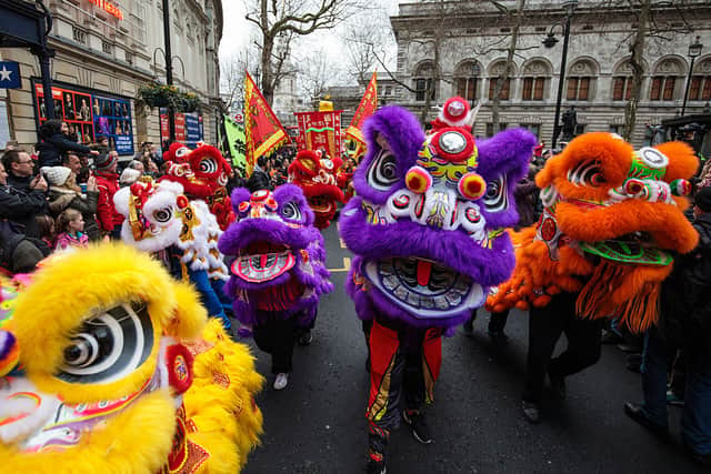 Parades celebrating Chinese culture often take place around the world during Chinese New Year (image: Getty Images)