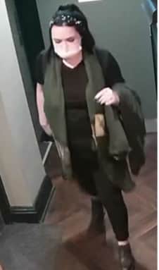 Alice was last seen wearing a similar outfit seen in the photograph, with the exception of a pair of white trainers instead of black boots. (Credit: Police Scotland)