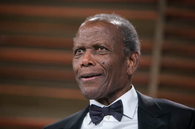 Sidney Poitier at the 2014 Vanity Fair Oscar Party (Photo: Getty)
