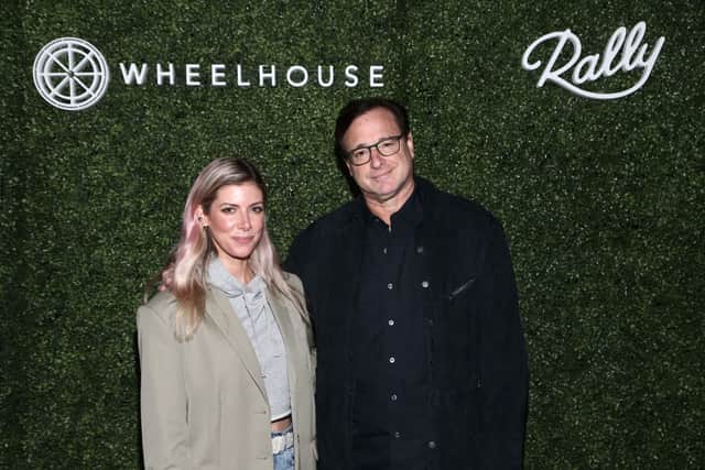 Bob Saget and wife Kelly Rizzo (Photo: Tommaso Boddi/Getty Images for Wheelhouse)