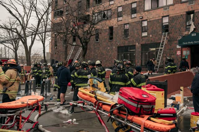 At least 19 have died as a result of the fire, with many more injured (Photo: Scott Heins/Getty Images)