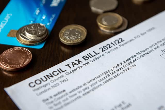 Council tax bills are set to be reduced by £150 (image: Shutterstock)