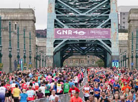 The world famous running race crosses the iconic Tyne Bridge (image: Getty Images)