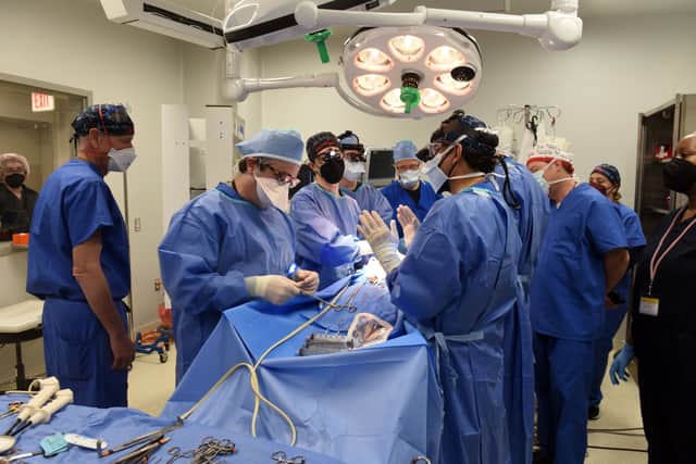 The surgery is a medical first of its kind (Photo: University of Maryland Medical Centre)