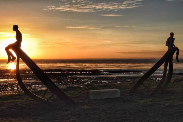The SHIP sculpture was inspired by the history of Heysham Bay (Picture: Anna Gillespie)
