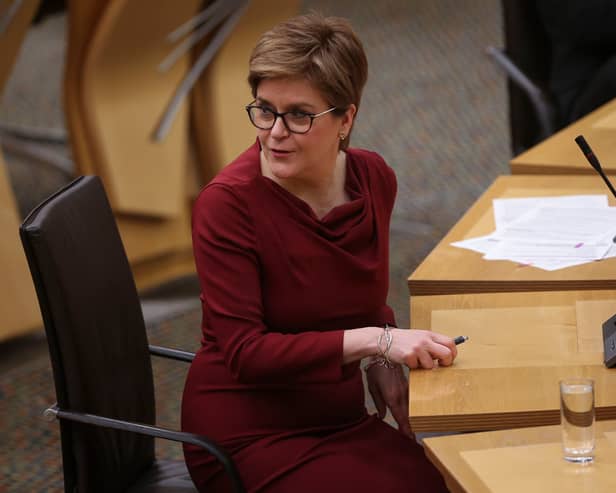 Nicola Sturgeon has confirmed that caps on crowds at large outdoor public events will be lifted from Monday. (Credit: Getty)