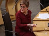 Nicola Sturgeon has confirmed that caps on crowds at large outdoor public events will be lifted from Monday. (Credit: Getty)