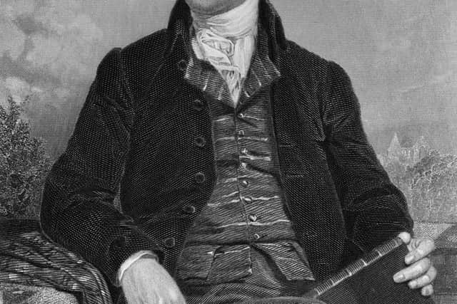 Scottish poet and writer of traditional Scottish folk songs Robert Burns (Photo: Hulton Archive/Getty Images)