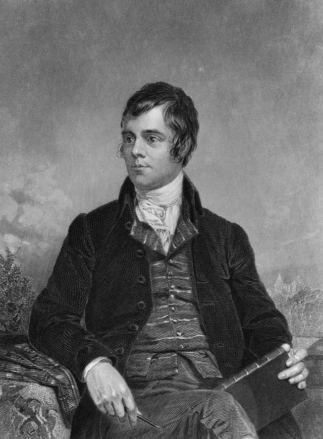 Scottish poet and writer of traditional Scottish folk songs Robert Burns (Photo: Hulton Archive/Getty Images)