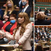 Deputy Labour leader Angela Rayner and SNP Westminster leader Ian Blackford was among those to address an absent PM about alleged lockdown parties. (Credit: PA)