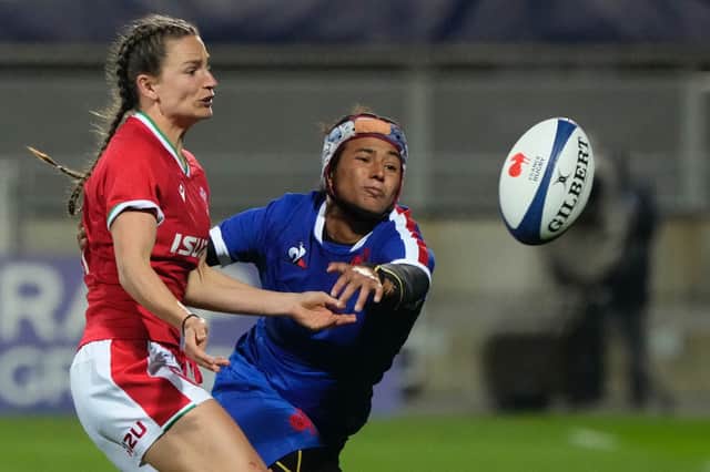 <p>Jasmine Joyce is one of 12 Welsh Rugby players who are amongst the first women to be awarded professional contracts by the WRU</p>