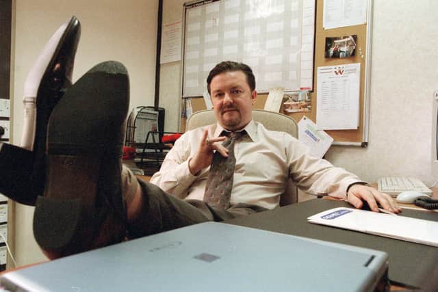 Ricky Gervais as David Brent (Credit: BBC/Adrian Rodgers)