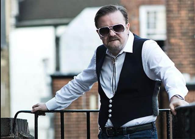 Ricky Gervais is David Brent in David Brent: Life on the Road (Credit: Netflix)