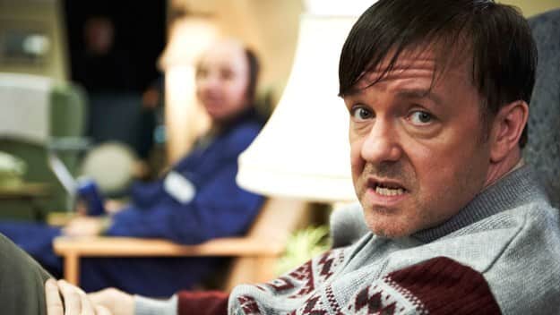 Ricky Gervais as Derek (Credit: Channel 4)