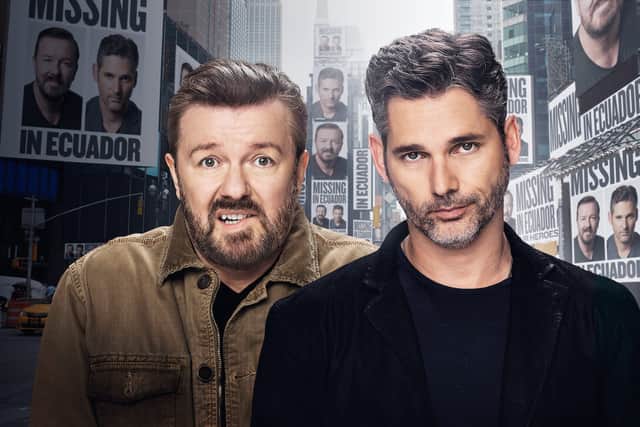 Ricky Gervais in Special Correspondents (Credit: Netflix)