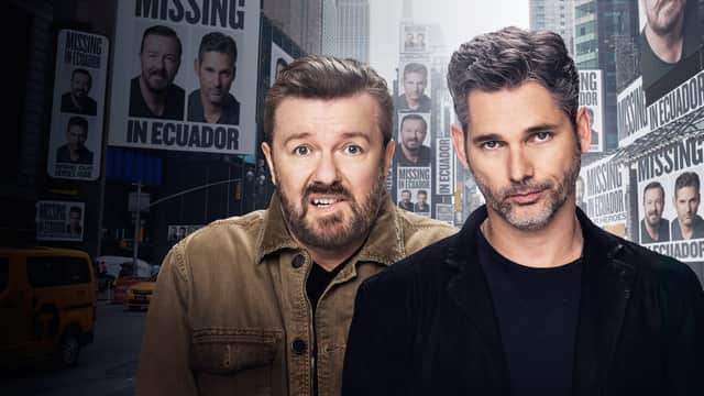 Ricky Gervais in Special Correspondents (Credit: Netflix)