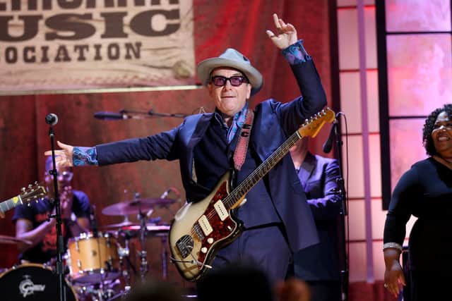 Elvis Costello performs onstage during the 2019 Americana Honors & Awards in Nashville (Photo: Terry Wyatt/Getty Images for Americana Music Association)