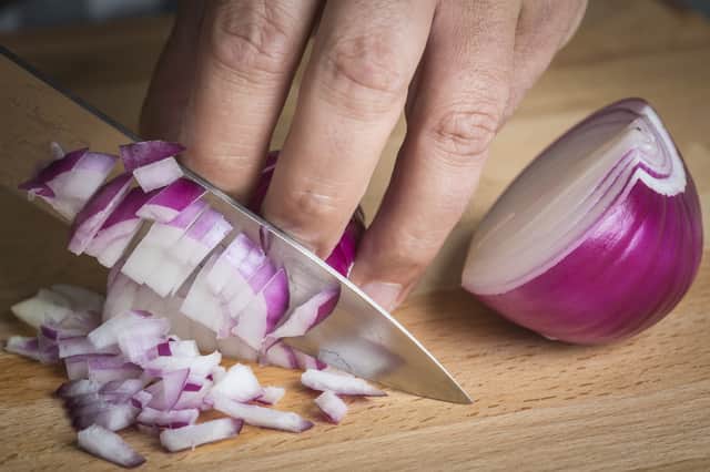 Here comes the pain: most forms of onion let out a powerful sting when they are chopped into (image: Shutterstock)