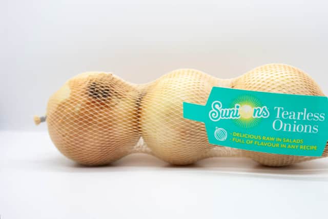 Waitrose claims the new type of onion it is going to stock - Sunions - is a ‘tearless’ breed of the bulb (image: Waitrose/Sunions)