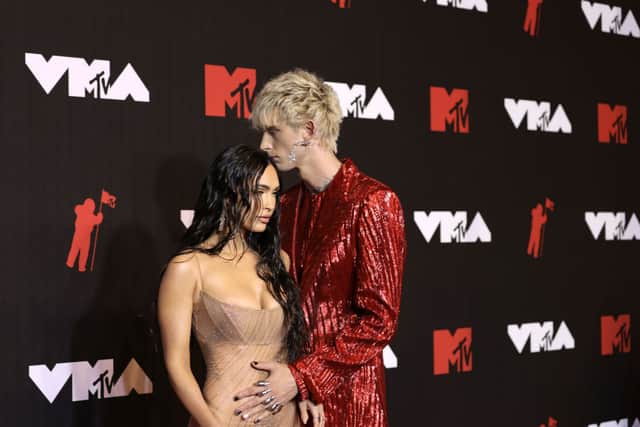 Megan Fox and Machine Gun Kelly attend the 2021 MTV Video Music Awards (Photo: Jamie McCarthy/Getty Images for MTV/ ViacomCBS)