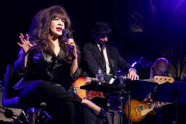 Ronnie Spector performing onstage during the 2017 NAMM Show (Photo: Jesse Grant/Getty Images for NAMM)