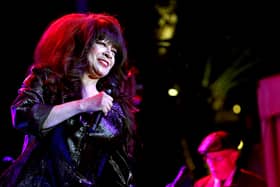 Ronnie Spector performing onstage in 2017 (Photo: Jesse Grant/Getty Images for NAMM)