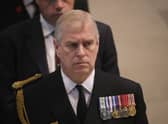 Prince Andrew will no longer use HRH and has been stripped of his military titles and royal patronages after a New York court ruled that a civil sex abuse case against him can be heard. (Credit: Getty)