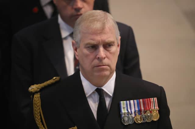 Prince Andrew has been stripped of his military titles, royal patronages and will no longer use HRH. (Credit: Getty)