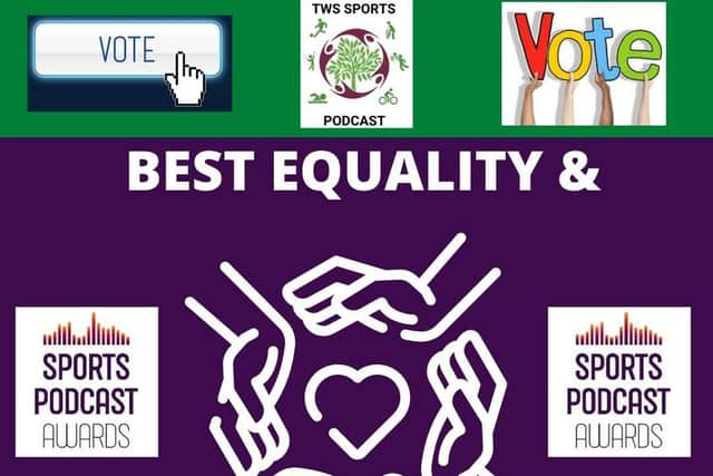 The podcast has been nominated in the ‘Best Equality & Social Impact Category’ 