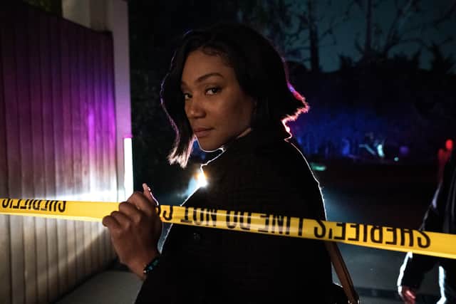 Tiffany Haddish in “The Afterparty,” premiering January 28, 2022 on Apple TV+ (Credit: Apple TV+)