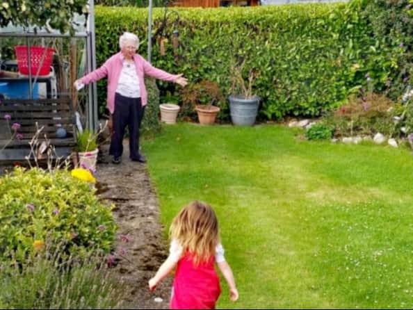 Peggy lived at home until she was 96 where she liked to put her gardening skills to good use.
