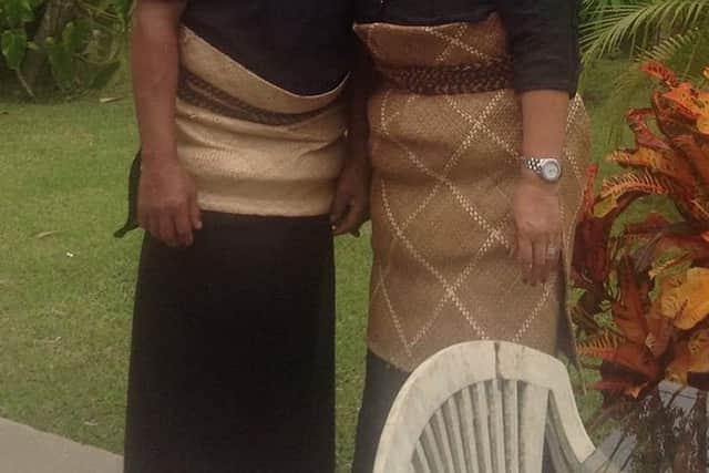 Undated family handout photo of Fakahau Valu (left) and Lioneti Valu. 