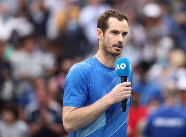 <p>Andy Murray was booed during post match interview at Australian Open</p>