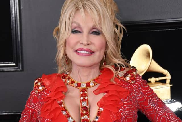 Dolly Parton arrives for the 61st Annual Grammy Awards (Photo: VALERIE MACON/AFP via Getty Images)