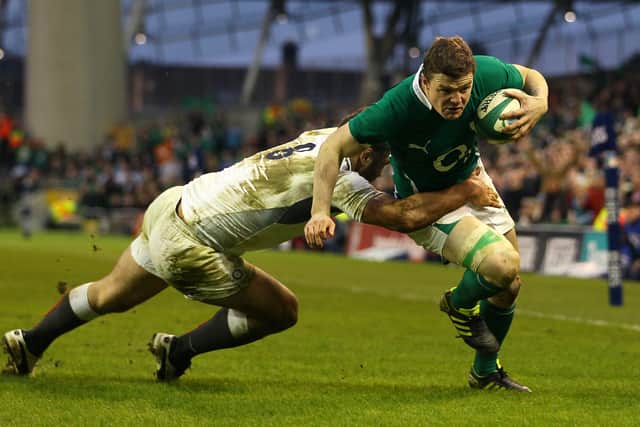 Brian O’Driscoll has scored 26 tries in the Six Nations Championship 
