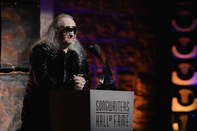  Jim Steinman speaks onstage at the Songwriters Hall of Fame 43rd Annual induction and awards  (Photo: Larry Busacca/Getty Images for Songwriters Hall Of Fame)