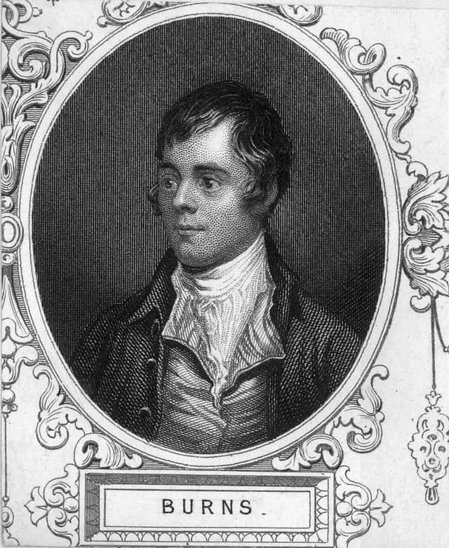 Scottish poet Robert Burns (1759 - 1796) (Photo: Hulton Archive/Getty Images)