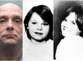 Babes in the Wood killer Russell Bishop who murdered Brighton schoolgirls Karen Hadaway (left) and Nicola Fellows, has died in hospital.
