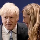 Prime Minister Boris Johnson and wife Carrie Johnson (Photo by Christopher Furlong/Getty Images)