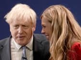 Prime Minister Boris Johnson and wife Carrie Johnson (Photo by Christopher Furlong/Getty Images)