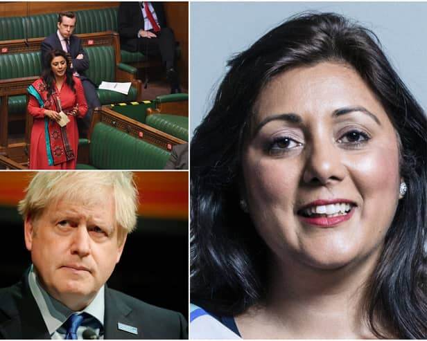Boris Johnson has ordered an inquiry after Nusrat Ghani said that she was sacked because of concerns about her “Muslimness” (Getty / PA)