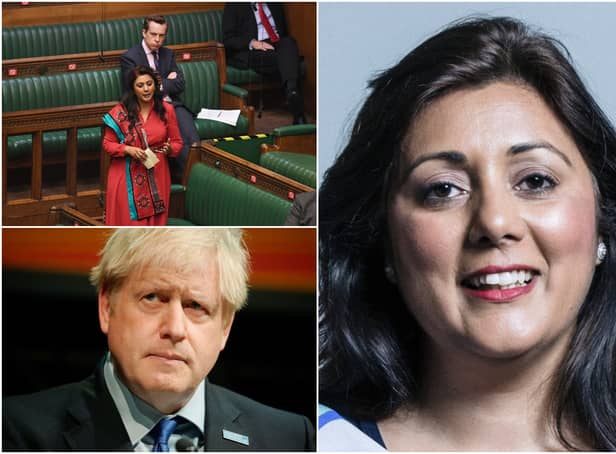 <p>Boris Johnson has ordered an inquiry after Nusrat Ghani said that she was sacked because of concerns about her “Muslimness” (Getty / PA)</p>