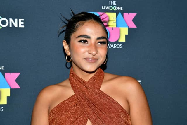 Sienna Mae Gomez attends the 2021 Breakout Awards at Universal Studios Hollywood (Photo: Michael Tullberg/Getty Images)