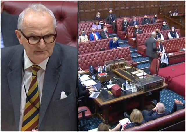 <p>Lord Agnew of Oulton criticised his party’s “schoolboy” handling of fraudulent Covid business loans before walking out of the Lords (PA)</p>