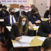 Face masks no longer have to be worn in school classrooms in England (Photo: Getty Images)