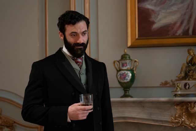 Morgan Spector in The Gilded Age (Credit: Alison Cohen Rosa/Heyday Productions)