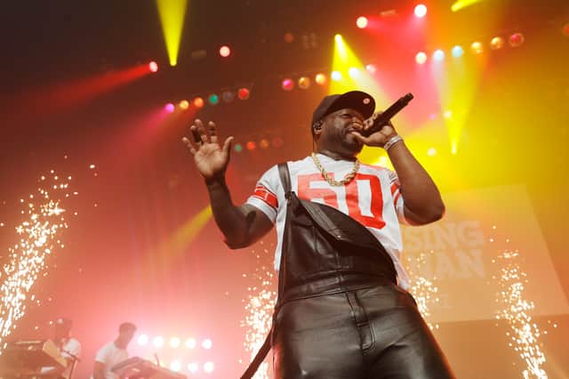 US rapper 50 Cent (pictured) and Scottish singer-songwriter Lewis Capaldi are among the names to feature at Parklife 2022. (Pic: Getty)