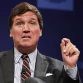 Former Fox News host Tucker Carlson has secured an interview with Russian president, Vladimir Putin. Picture: Getty Images