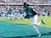 Laquon Treadwell #18 of the Jacksonville Jaguars. (Photo by Sam Greenwood/Getty Images)