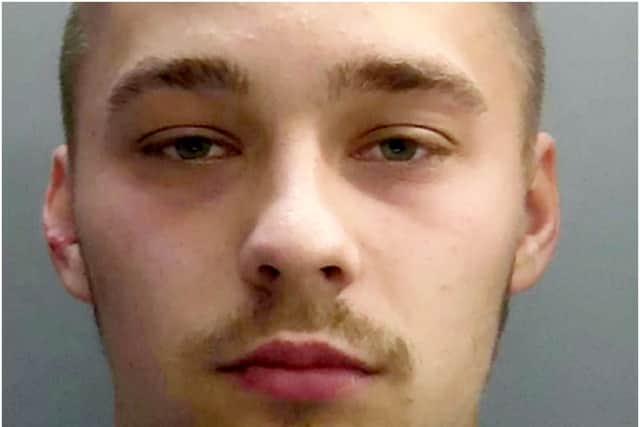 Chay Bowskill chased down the teenager when she walked off during an argument before he bundled her into a van (Leicestershire Police)